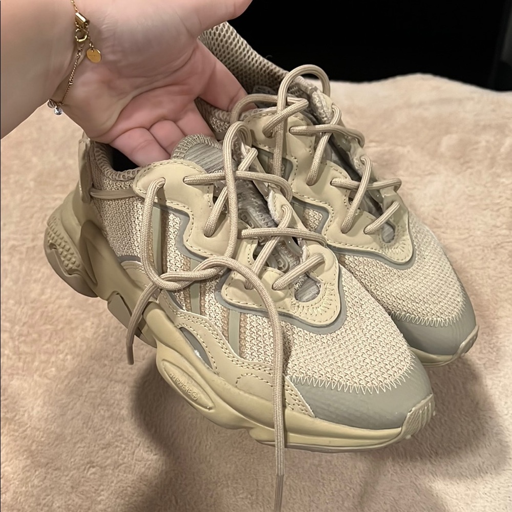 Beige Adidas Sneakers